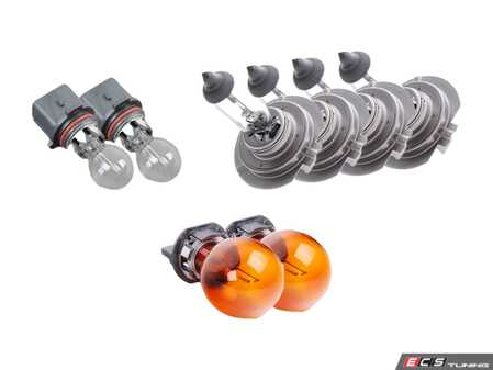 ES#2607932 - N10786301KT - Halogen Headlight Bulb Refresh Kit - Keep your exterior lights shining bright with a complete set of headlight bulbs - Genuine Volkswagen Audi - Audi