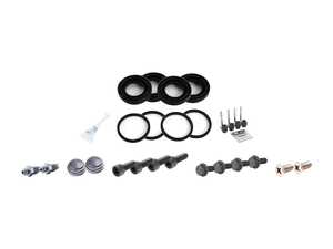 ES#2765811 - 1J0698451LINSKT3 - rear pad and rotor installation kit - stage 2 - This comprehensive kit includes every serviceable item on both calipers and rotors - Assembled By ECS - Volkswagen