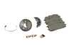 ES#4475784 - 034-301-1008KT - Performance Front Brake Service Kit (350x34) - Featuring 034 Motorsport 2-piece rotors and ECS EP24 Enthusiast Performance pads - Assembled By ECS - Audi