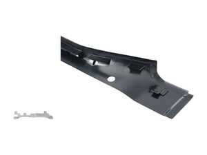 ES#2703025 - 20368627369051KT - Inner Door Sill Trim - Front Left - Black (Color Code 9051) - Genuine Mercedes Benz - Mercedes Benz