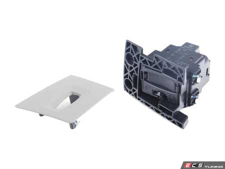 ES#3706484 - 66129172371KT1 - Ignition Assembly - Gray - Where you insert your key fob, includes new dash trim surround - Genuine BMW - BMW