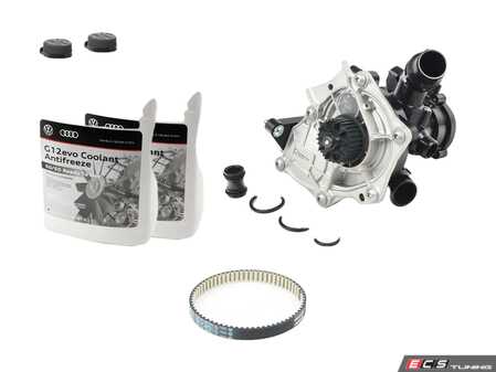 ES#4840481 - mk7gliwpKT - Thermostat/Water Pump Kit - Featuring Bremmen Thermostat And Water pump - Assembled By ECS - Volkswagen