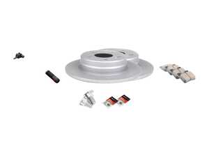 ES#4643569 - 2034230112KT8 - Rear Brake Service Kit - Featuring Zimmerman rotors, and Akebono Euro Ceramic pads - Assembled By ECS - Mercedes Benz