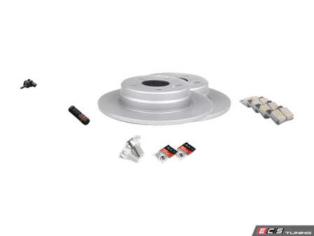 ES#4643569 - 2034230112KT8 - Rear Brake Service Kit - Featuring Zimmerman rotors, and Akebono Euro Ceramic pads - Assembled By ECS - Mercedes Benz