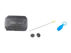 ES#3690765 - 06k103925kKT - Engine Bay Refresh Kit  - Restore your vehicles engine bay with a new engine cover, oil and coolant cap! - Genuine Volkswagen Audi - Audi