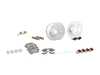 ES#3618337 - 204421312KT1 - Front & Rear Brake Service Kit - Featuring Meyle Rotors and Pagid pads - Assembled By ECS - Mercedes Benz