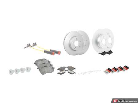 ES#3618337 - 204421312KT1 - Front & Rear Brake Service Kit - Featuring Meyle Rotors and Pagid pads - Assembled By ECS - Mercedes Benz