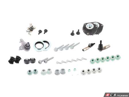 ES#2992210 - 1K01991KT4 - Front Suspension Refresh Kit - Stage 2 - Includes tie rods, strut mounts, strut bearings, ball joints, sway bar links, and related hardware - Genuine Volkswagen Audi - Volkswagen
