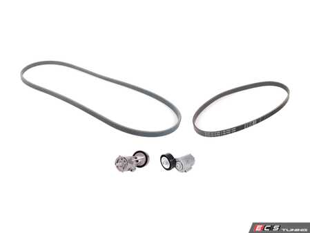 ES#2996794 - 07k145933fKT - Accessory Belt Kit - This comprehensive kit includes both tensioners, belts and the hardware to get the job done right - Genuine Volkswagen Audi - Volkswagen
