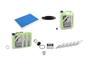 ES#4821624 - 8W0133843DKT1 - 40k Service Kit - This kit features Hengst Blue.care Bioactive  Cabin Air Filter,  Mann intake filter, Molygen 5W-40 Oil, Genuine oil filter, drain plug, and NGK spark plugs - Assembled By ECS - Audi