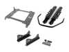 ES#2966765 - 600sb017laKT - Seat Track With Aluminum side Brackets - Left - 100% bolt-in without modification for Sparco Competition seat - Sparco - Porsche