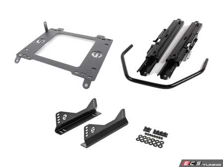 ES#2966765 - 600sb017laKT - Seat Track With Aluminum side Brackets - Left - 100% bolt-in without modification for Sparco Competition seat - Sparco - Porsche