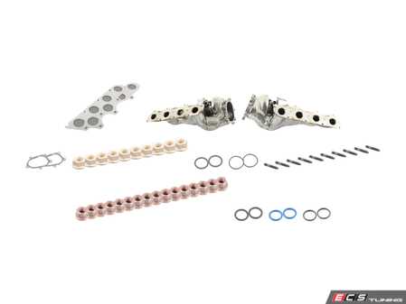 ES#4351905 - 079145721KT2 - Complete Turbocharger Kit With Installation Kit  - Includes both OE IHI turbochargers, gaskets, o-rings, and all necessary hardware to restore your boost and back on the road! - Assembled By ECS - Audi