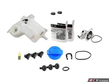 ES#4500722 - 079121111J1KT - Cooling System Refresh Kit - Service your critical cooling system components with this complete kit. - Assembled By ECS - Audi