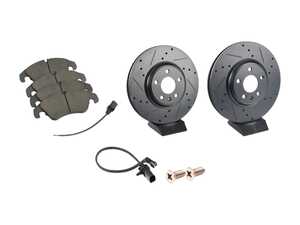ES#4745304 - 025997ECS0610KT1 - Performance Front Brake Service Kit - Assembled By ECS - Audi
