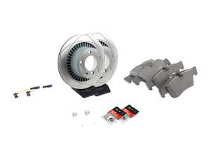 ES#5424926 - 4634230012KT3 - Rear Brake Service Kit (330x22) - Featuring Genuine Mercedes-Benz rotors, and pads - Genuine Mercedes Benz - Mercedes Benz