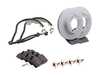 ES#2594790 - 95135104102FPKT - Performance Front Brake Service Kit - Featuring Zimmerman Z-Coated rotors and Hawk HPS brake pads  - Assembled By ECS - Porsche