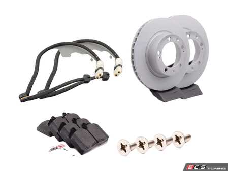 ES#2594790 - 95135104102FPKT - Performance Front Brake Service Kit - Featuring Zimmerman Z-Coated rotors and Hawk HPS brake pads  - Assembled By ECS - Porsche