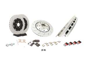 ES#4820174 - 8E0615301ABKT5 - Front & Rear Brake Service Kit - Featuring genuine rotors and brake pads - Genuine Volkswagen Audi - Audi