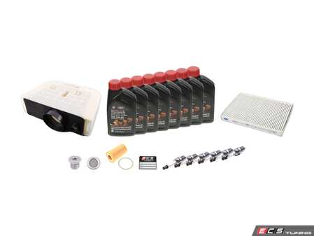 ES#4829984 - 4m0133843cKT - 40k Service Kit - This kit feature genuine cabin Air Filter, Air Filter, spark Plugs, 5w-40 Oil, and drain plug - Genuine Volkswagen Audi - Audi