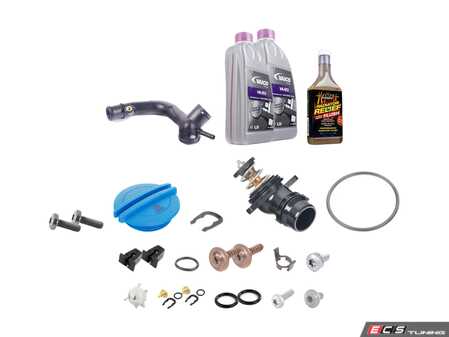 ES#2608198 - 06J121132EKT - Cooling System Refresh Kit - Level 3 - Replace critical cooling system components and perform a proper coolant system flush! - Assembled By ECS - Audi