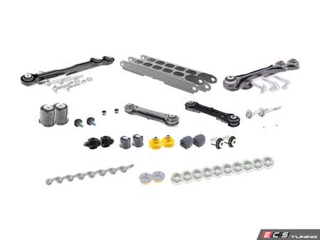 ES#2598907 - 33316758260KT1 - Rear Suspension Refresh Kit - Level 2 - All new subframe bushings, trailing arms and bushings, all new rear control arms, rear shock mounts, sway bar links and bushings for a complete rebuild - with OEM components - Genuine BMW - BMW