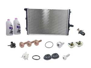 ES#2592482 - 1K0121251ABKT2 - Cooling System Refresh Kit - TSI - This comprehensive kit eliminates weak spots in your cooling system - Assembled By ECS - Volkswagen