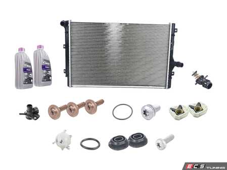 ES#2592482 - 1K0121251ABKT2 - Cooling System Refresh Kit - TSI - This comprehensive kit eliminates weak spots in your cooling system - Assembled By ECS - Volkswagen