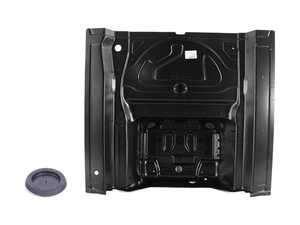 ES#3646850 - 8r0802215aKT - Spare Wheel Well  - Rear spare wheel well houses the spare tire - Includes battery tray and body plug - Genuine Volkswagen Audi - Audi