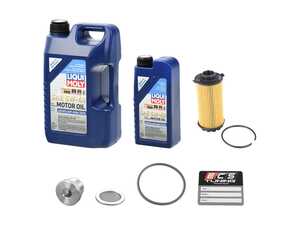 ES#3659063 - 9a210722500KT2 - Liqui Moly Leichtlauf Oil Service Kit (5w-40) - Includes Hengst filter and Liqui Moly Leichtlauf High Tech A40 Spec oil - Assembled By ECS - Porsche
