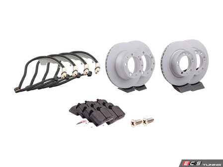 ES#2597897 - 95135104102PKT1 - Performance Front & Rear Brake Service Kit - Featuring Zimmerman Z-Coated rotors and Hawk HPS brake pads  - Assembled By ECS - Porsche