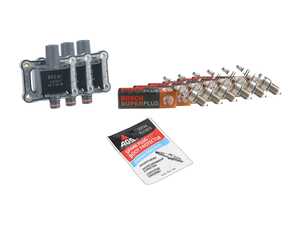 ES#3623862 - 0001587503KT - Ignition Service Kit - Includes three Bremi coil packs and six Beru spark plugs - Assembled By ECS - Mercedes Benz
