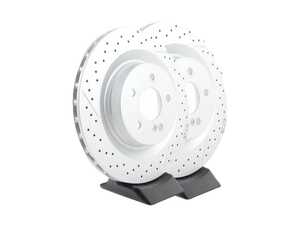 ES#2794925 - 1714230212KT - Rear Brake Rotors - Pair - Does not include new brake rotor securing screws - Genuine Mercedes Benz - Mercedes Benz