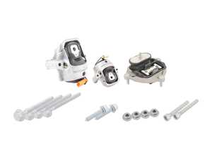 ES#2804245 - 8R0199381QKT1 - Drivetrain Mount Kit - Reduce excessive vibrations with new engine & transmission mounts with related hardware - Genuine Volkswagen Audi - Audi