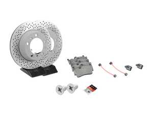 ES#3663821 - 98735240101KT2 - Rear Brake Rotor Service Kit - Genuine Porsche - Porsche