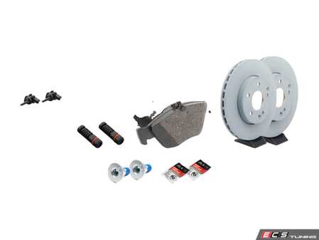 ES#2762604 - 0044200220KT - Front Brake Service Kit  - Featuring Genuine Mercedes-Benz Rotors And Pads - Genuine Mercedes Benz - Mercedes Benz