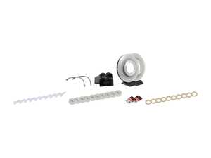 ES#2618891 - 95135104100FOKT - Front Brake Service Kit - Featuring Sebro rotors and Mintex brake pads - Assembled By ECS - Porsche