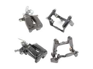 ES#4390756 - 8J0615423KT -  Rear Brake Calipers & Carriers - Set - Black Finish - Brand new OEM brake calipers from the MK6 Golf R in a black painted finish - Genuine Volkswagen Audi - Volkswagen