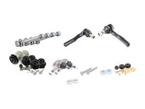 ES#4005338 - w210-fsrk-abe-S1 - Front Suspension Refresh Kit - Stage 1 - Includes lower control arm bushings, lower ball joints, outer tie rod ends, and associated hardware - Assembled By ECS - Mercedes Benz