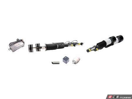 ES#4674142 - 2203202438KT3 - Complete Front & Rear Air Suspension Air-Matic Strut Kit - Featuring Arnott Air Suspension Compressor, Filter, Relay, Valve Block & Front and Rear Struts - Arnott - Mercedes Benz