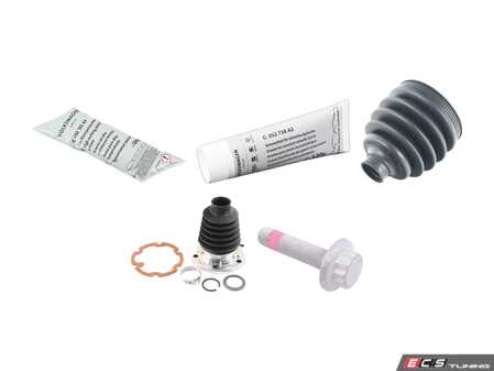 ES#2776719 - 1K0498201KT3 - CV Joint Installation Kit - Includes all the boots and bolts you'll need to service one driveshaft - Genuine Volkswagen Audi - Volkswagen