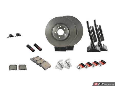 ES#4643617 - 1294212112KT2 - Front & Rear Brake Service Kit - Featuring Brembo rotors, and Brembo Ceramic pads - Assembled By ECS - Mercedes Benz