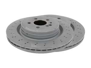 ES#2796275 - 2204231112KT - Rear Brake Rotors - Pair - Does not include new rotor securing screws - Genuine Mercedes Benz - Mercedes Benz