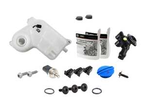 ES#3648512 - 06D121111GKT5 - Cooling System Refresh Kit - Level 2 - Replace your thermostat, temp sensor, and expansion tank after performing a proper coolant system flush! - Assembled By ECS - Audi