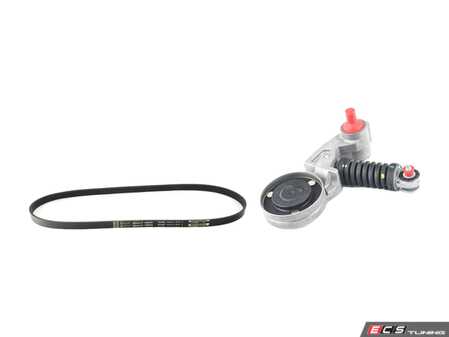 ES#3677887 - 079903137agktKT - Accessory Belt Kit - Belt service kit includes belt, tensioner, & hardware to keep your belt where it should be! - Assembled By ECS - Audi