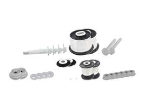 ES#3675596 - 97034105304KT8 - 2010-2013 970 Panamera Front Lower Control Arm Bushing Kit with Hardware - This kit will replace all bushings in both front control Arms - Assembled By ECS - Porsche