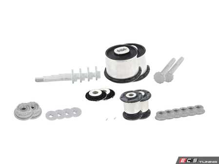 ES#3675596 - 97034105304KT8 - 2010-2013 970 Panamera Front Lower Control Arm Bushing Kit with Hardware - This kit will replace all bushings in both front control Arms - Assembled By ECS - Porsche