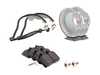 ES#2594797 - 96535104101RPKT - Performance Rear Brake Service Kit - Featuring Genuine Porsche rotors and Hawk HPS brake pads - Assembled By ECS - Porsche