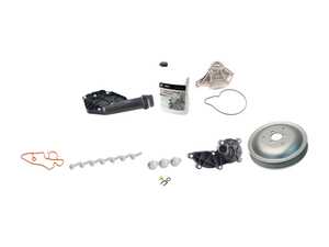 ES#5386445 - 06E121018BKT1 - Water Pump / Thermostat Kit  - Includes everything you need to replace your water pump and thermostat. - Assembled By ECS - Audi