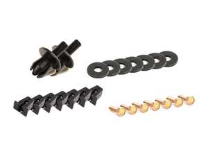 ES#2167432 - 357898006 - Fender Liner Hardware Kit - Complete hardware kit to secure one fender liner - Genuine Volkswagen Audi - Volkswagen